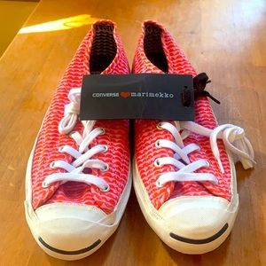 Converse marimekko pink sneakers sz 8 NEW